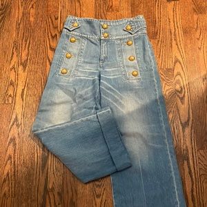 Gucci runway sailor Jeans